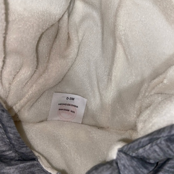 0-3 months fuzzy big coat - Picture 2 of 2